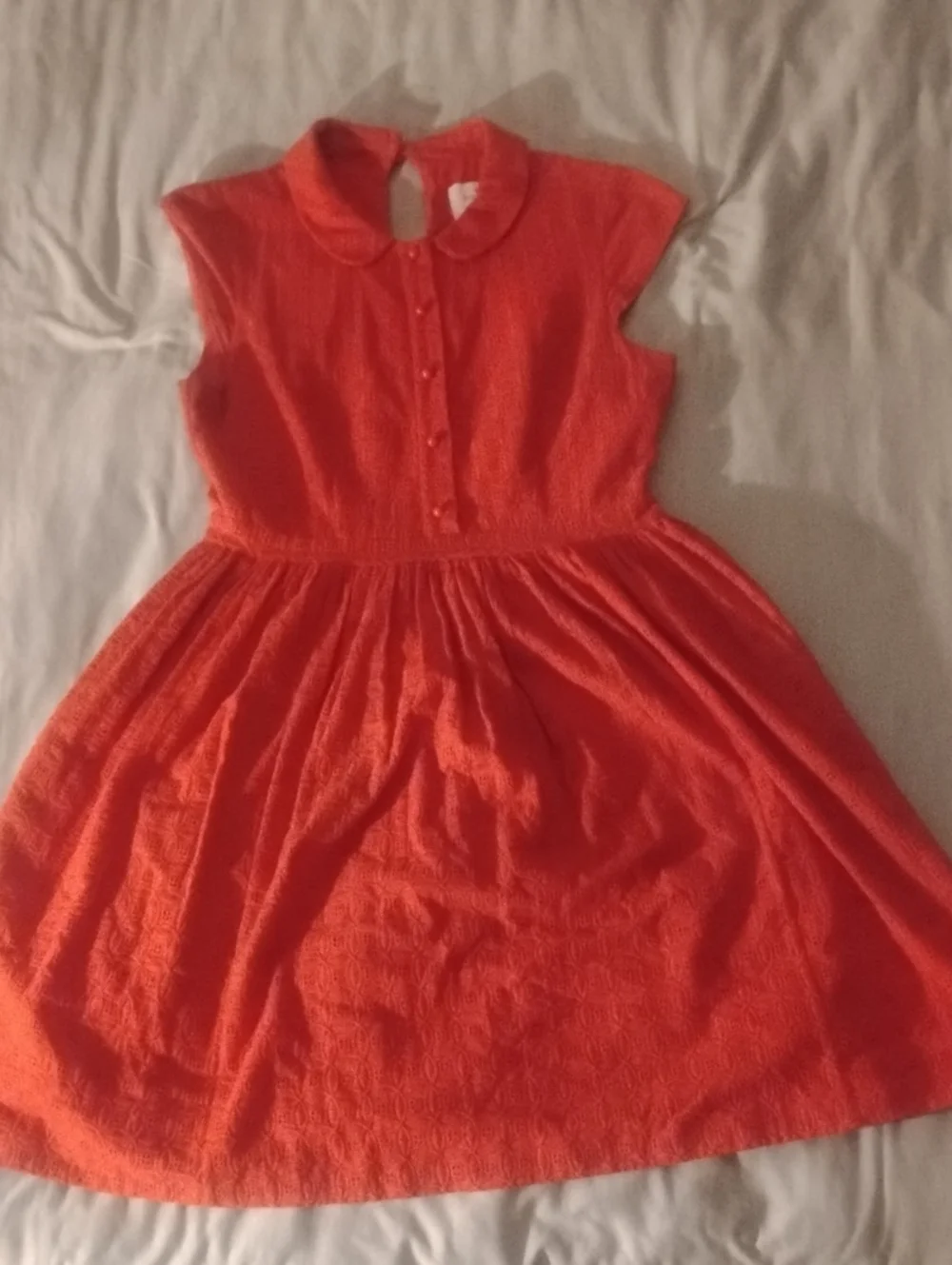 kate spade Courtney Eyelit Dress Sunburnt Orange Size 6